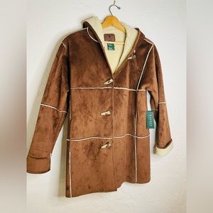 Ralph Lauren vintage suede sheepskin coat, size L. NWT. Perfect condition.